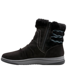 Clarks | Womens | Breeze Cozy Textile Boot | Black