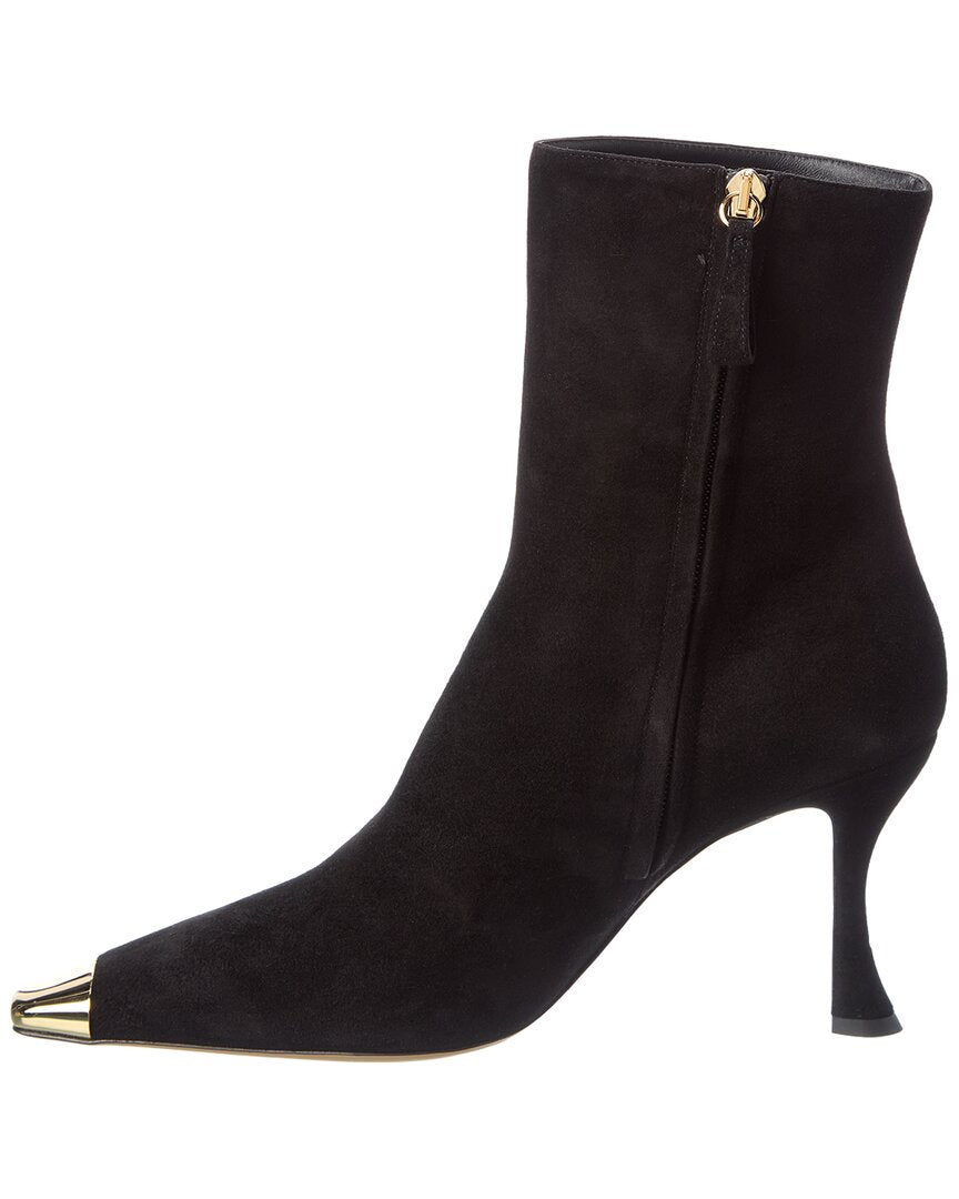 Alexandre Birman | Womens | Olivia Retro 85 Suede Boot | Black