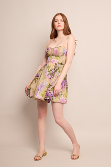 Alba Mini Dress | Wisteria Ginger Root