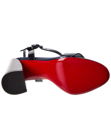 Christian Louboutin | Womens | Miss Jane 85 Patent Sandal - II | Sapphire
