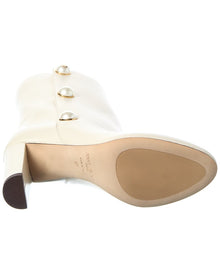 Jimmy Choo | Womens | Rina 85 Leather Boot | White