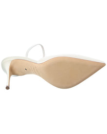 Sergio Rossi | Womens | Godiva Bridal Satin Pump - I | White