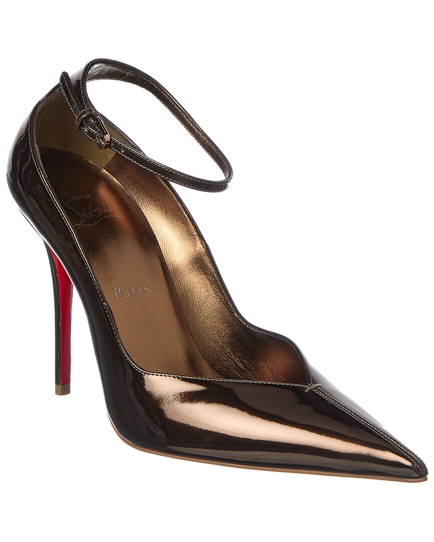 Christian Louboutin | Womens | Erozee 100 Leather Pump | Gold