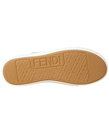FENDI | Womens | Domino FF Canvas Sneaker | Brown