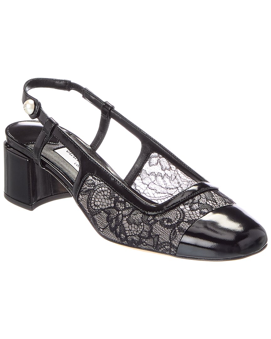Jimmy Choo | Womens | Jimmy Elisa 45 Leather Slingback Pump | Black