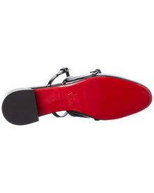 Christian Louboutin | Womens | Jane Nina Patent Mule | Black