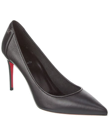 Christian Louboutin | Womens | Sporty Kate 85 Leather Pump - IV | Black