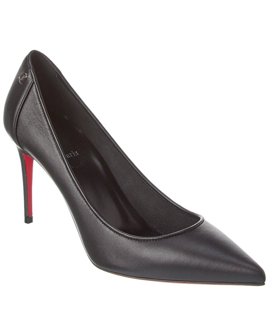 Christian Louboutin | Womens | Sporty Kate 85 Leather Pump - IV | Black