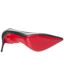 Christian Louboutin | Womens | Sporty Kate 85 Leather Pump - IV | Black