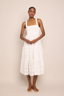 Taormina Dress | Bria Eyelet Ivory