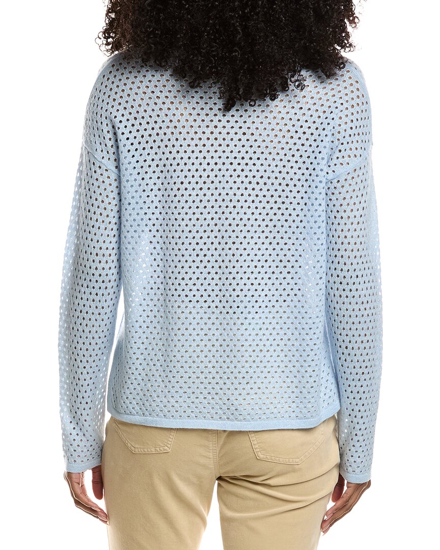 J.McLaughlin | Womens | Philomena Cashmere & Linen-Blend Sweater | Blue