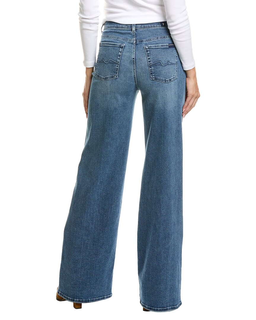 7 For All Mankind | Womens | Lotta Yorktown Wide Leg Jean | Blue