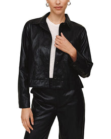 Bella Dahl | Womens | Crop Pocket Button Down | Black