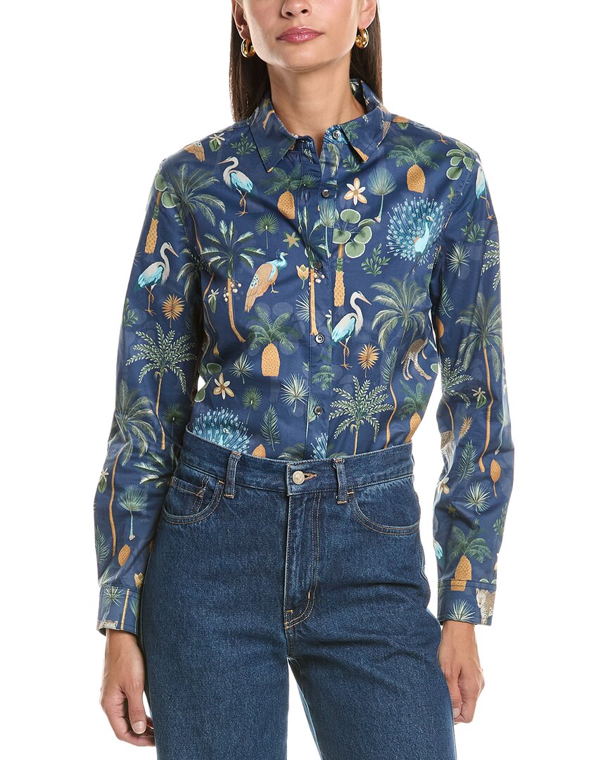 J.McLaughlin | Womens | Lois Blouse | Blue