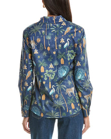 J.McLaughlin | Womens | Lois Blouse | Blue