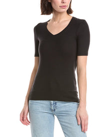 ATM Anthony Thomas Melillo | Womens | V-Neck T-Shirt | Black