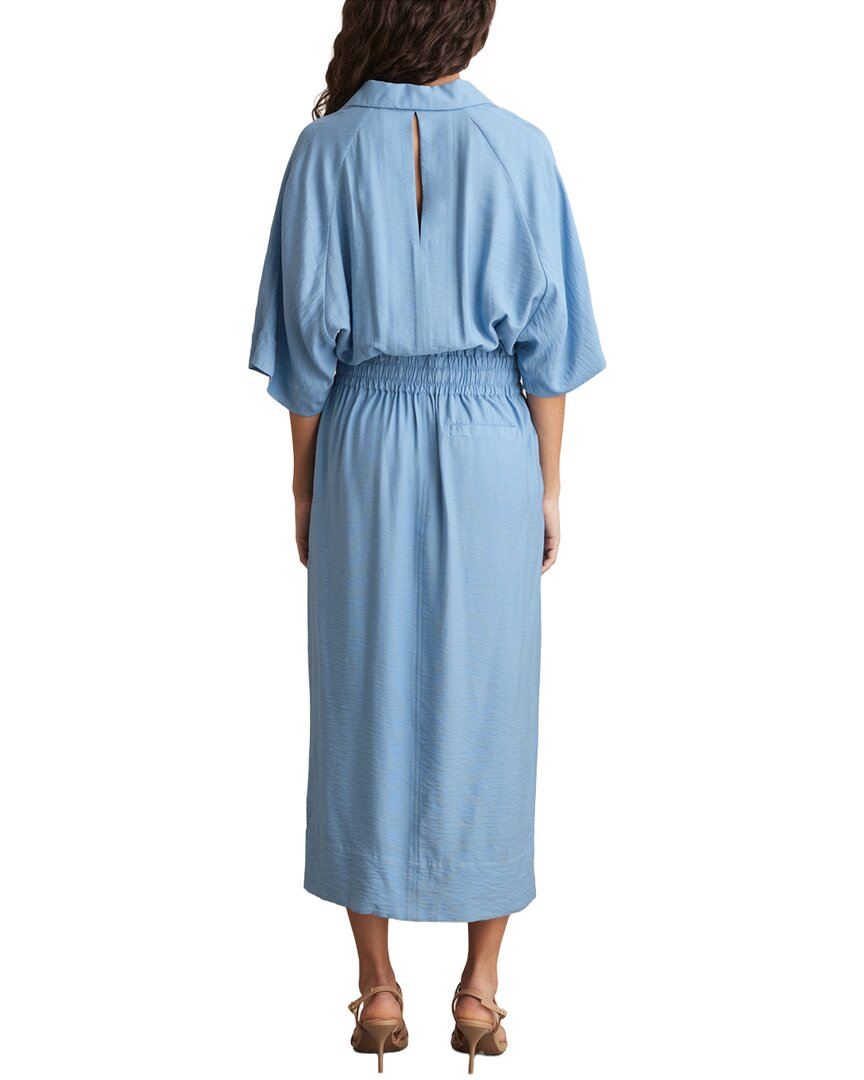 Reiss | Womens | Cecilia Sleeved Shirtdress | Blue