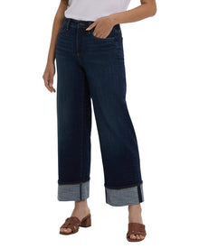 NYDJ | Womens | Teresa Moulin Blue Wide Leg Jean - II | Blue
