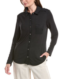 Tommy Bahama | Womens | Kauai Hybrid Camp Shirt | Black