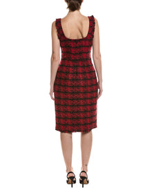 L'AGENCE | Womens | Aya Wool-Blend Midi Dress | Black