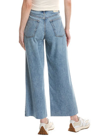 rag & bone | Womens | Featherweight Andi High Rise Ankle Wide Jean | Brown