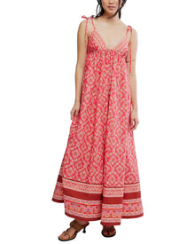 Free People | Womens | Sorrento Stroll Dress | Red