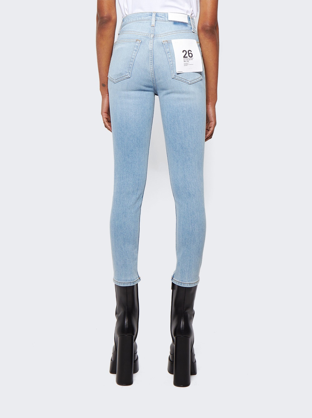 Women | Re/Done | 90s High Rise Ankle Crop Jean | Costa Indigo