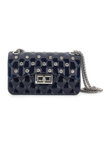 Girls | Pvc Shoulder Bag | Blue/Grey