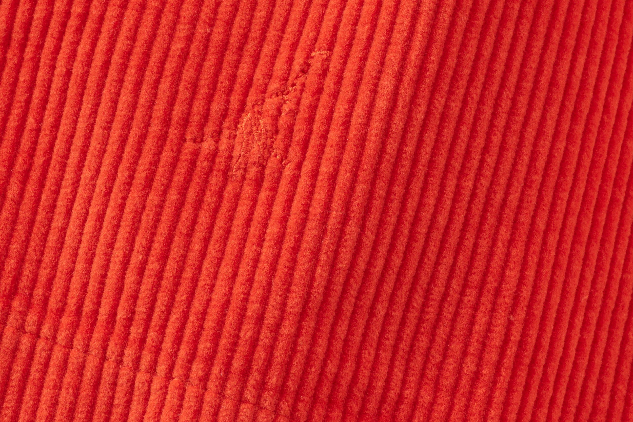Organic Cotton Corduroy Dress | Dark Coral