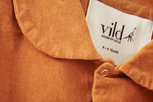 Organic Cotton Velvet Jacket | Raw Sienna