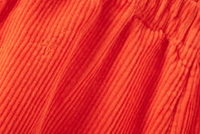 Unisex | Organic Cotton Corduroy Trousers | Dark Coral