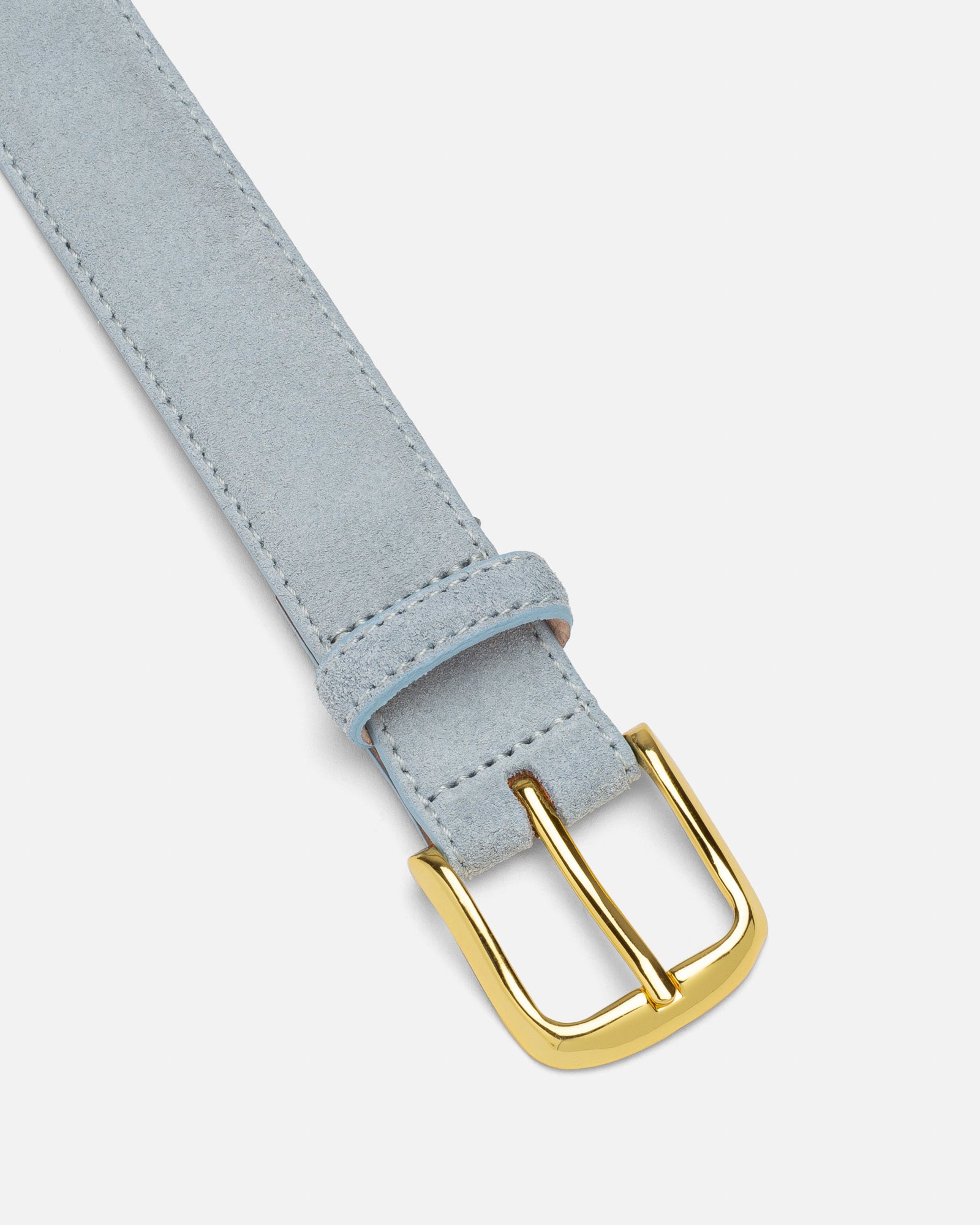 No. 4 Belt | Sky Blue/Gold