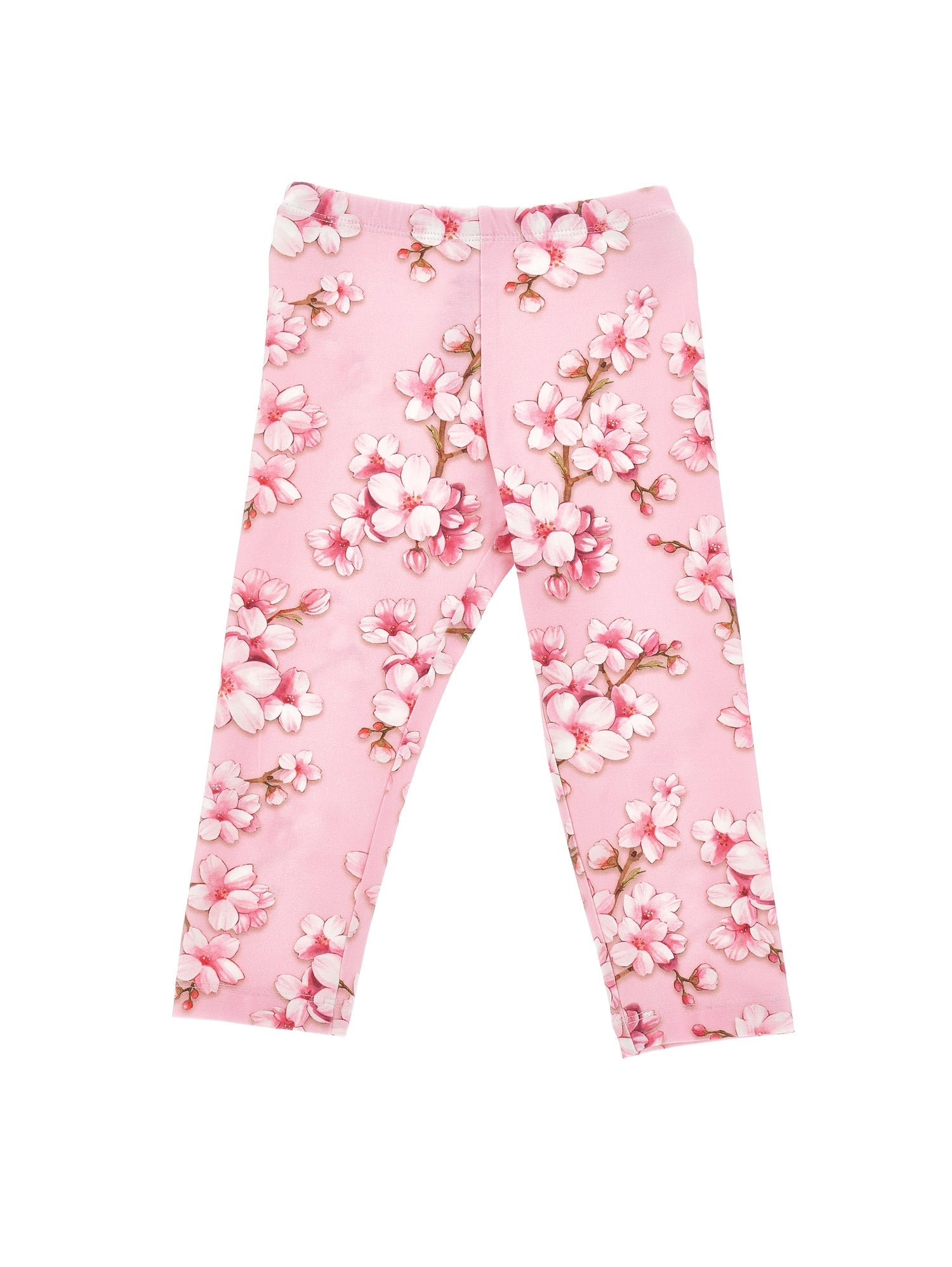 Girls | Peach Blossom Print Leggings | FairyTale Pink