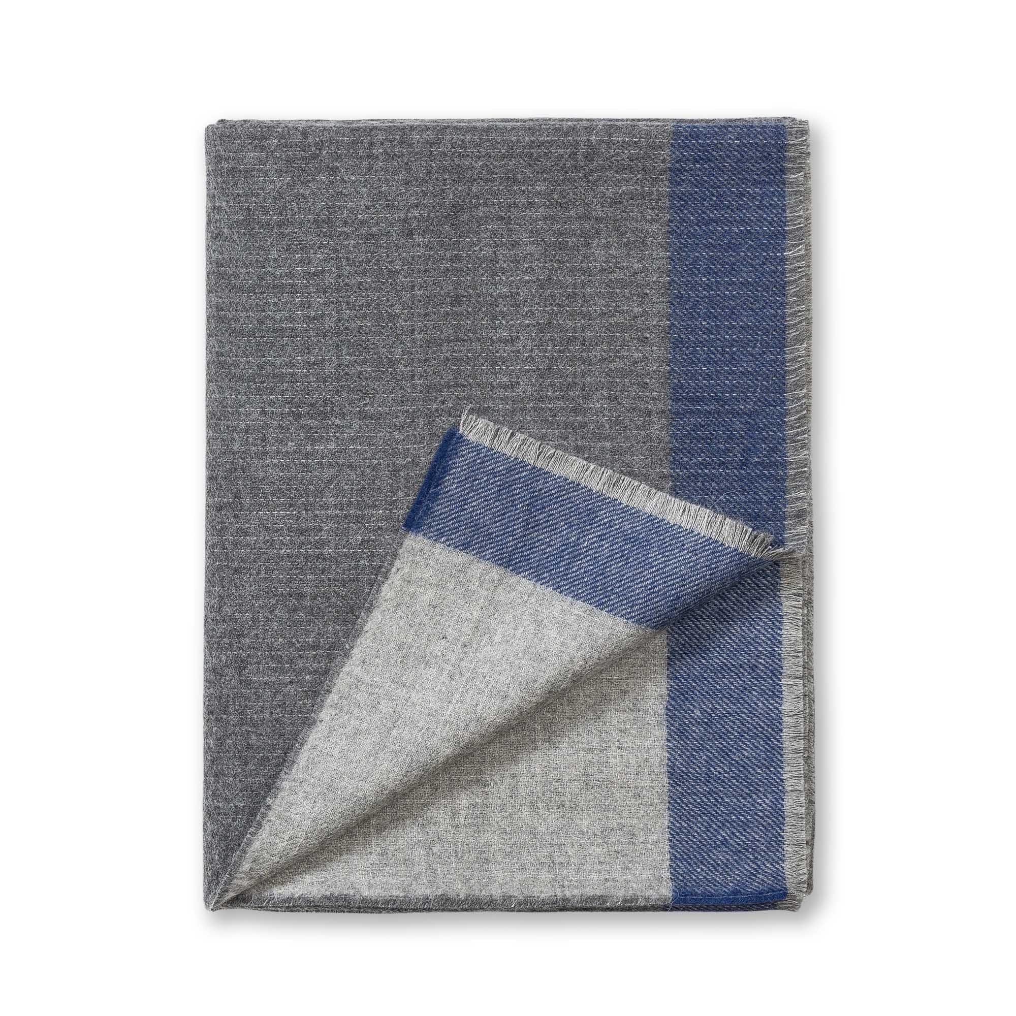 Empire Throw | Grey / Indigo / Light Grey