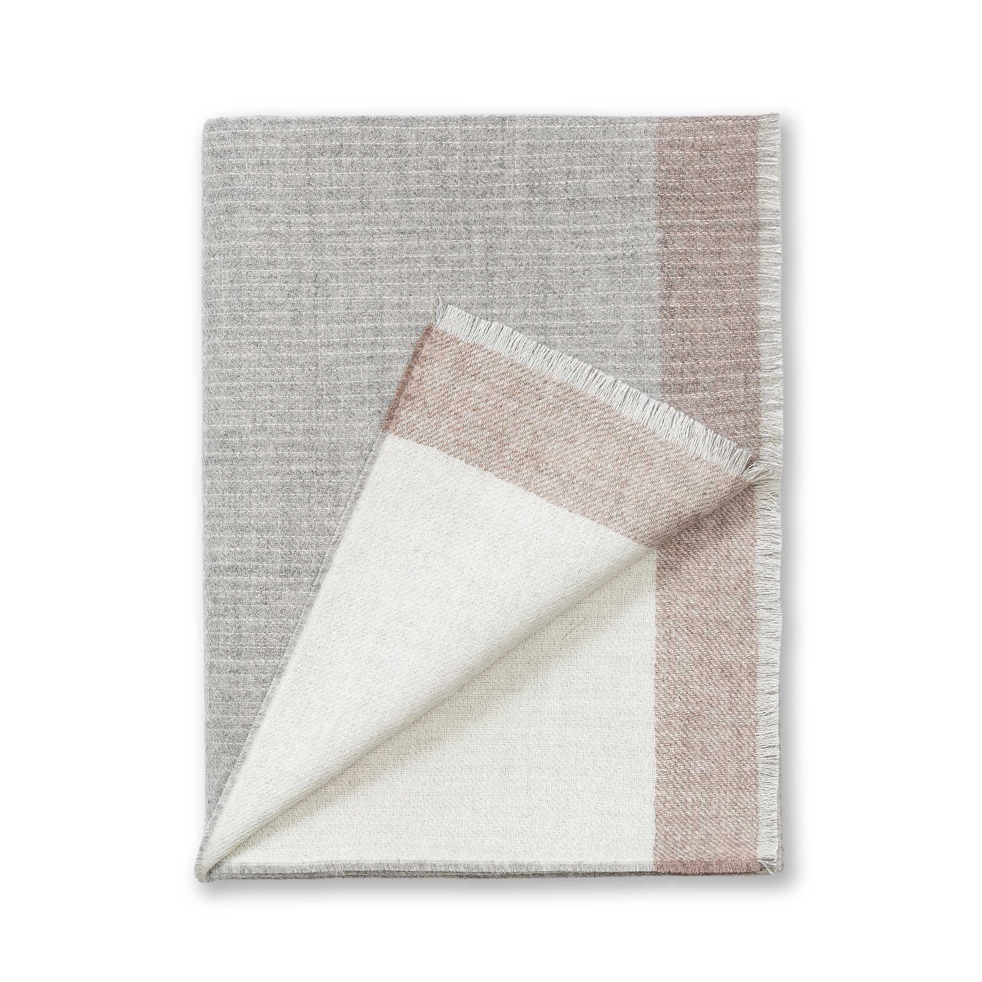 Empire Throw | Light Grey / Taupe / Ivory