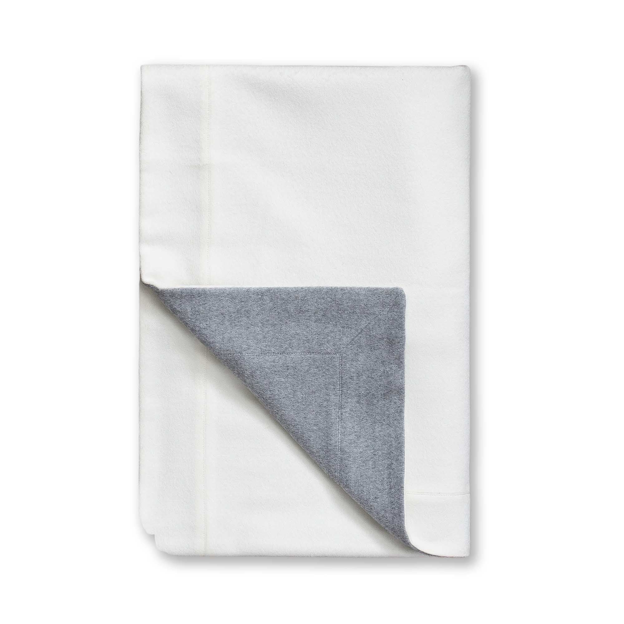 Hudson Throw | Ivory/Light Grey