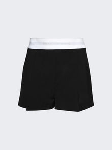 Women | alexanderwang | High Waisted Pleated Shorts | Black