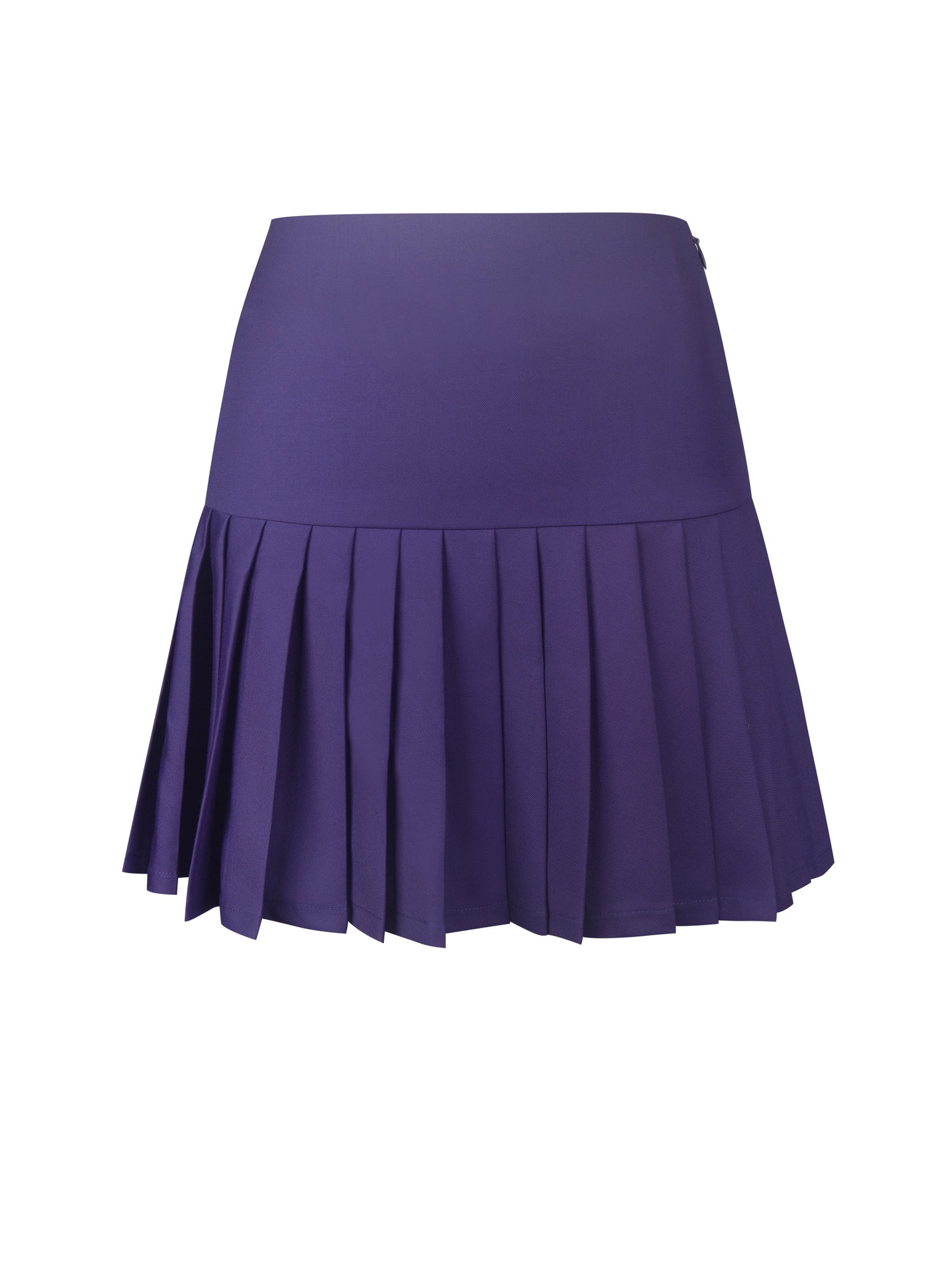 Skylar Pleated A-Line Mini Skirt | Indigo