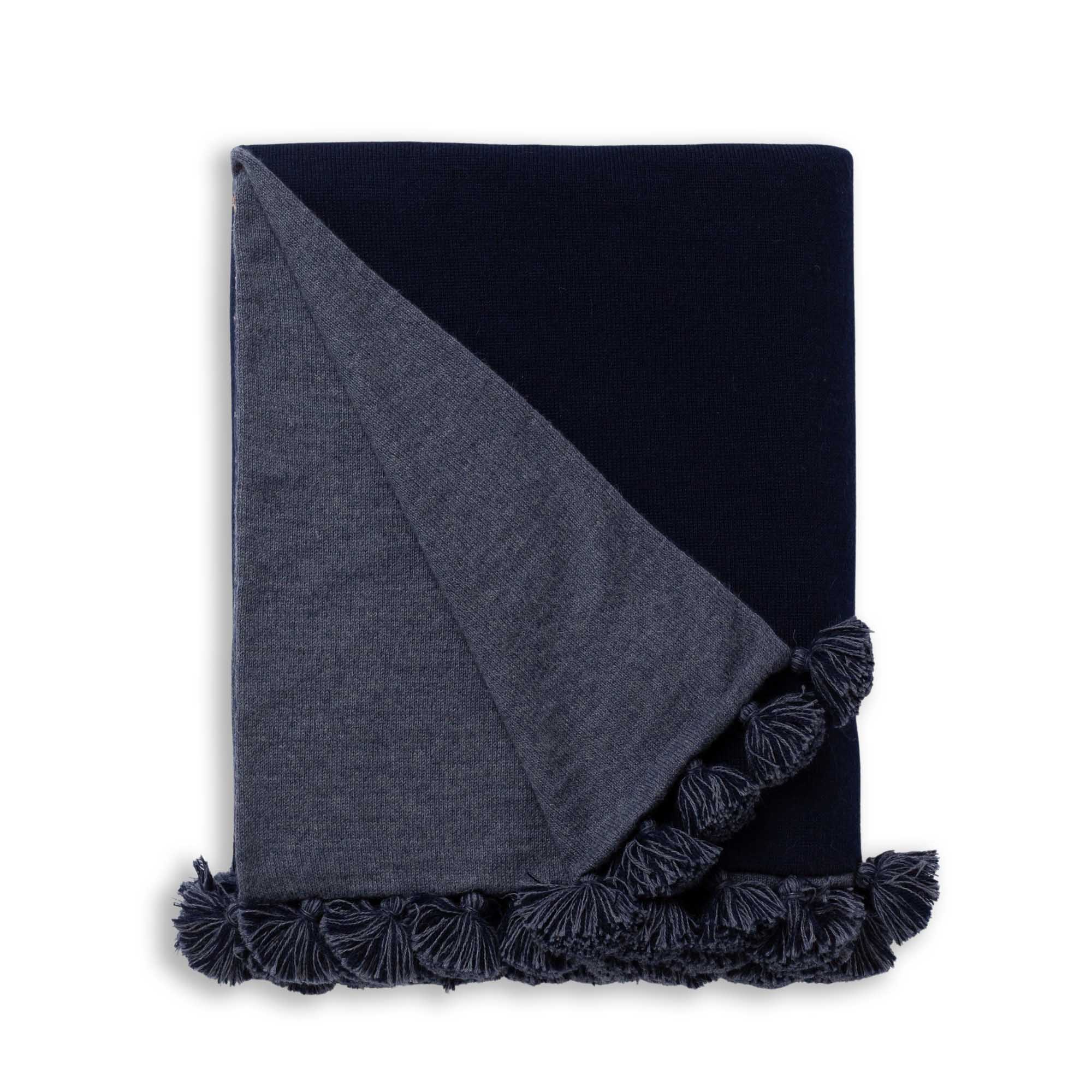 Bali Throw | Navy/Denim Blue