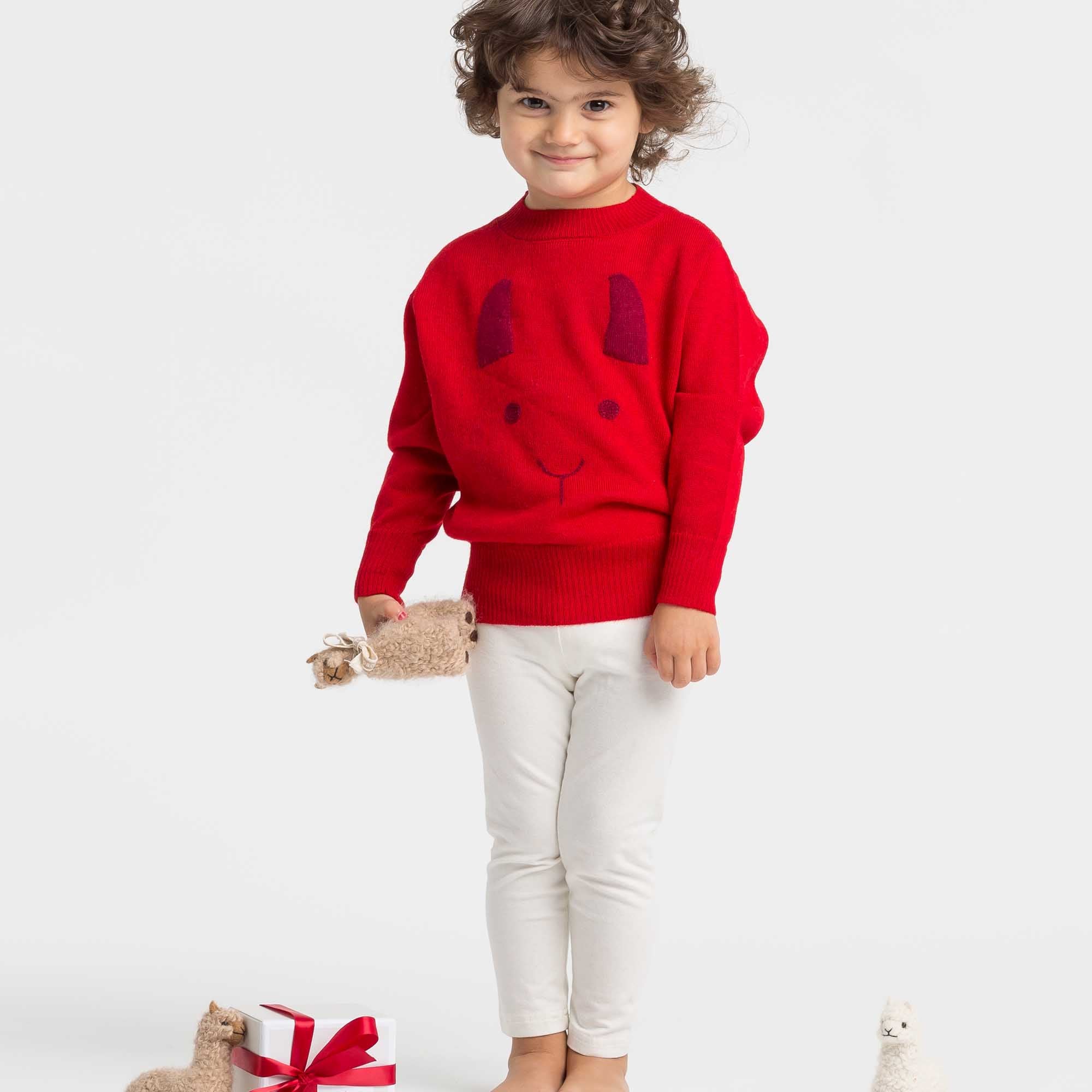 Kids | Mickey Sweater | Red