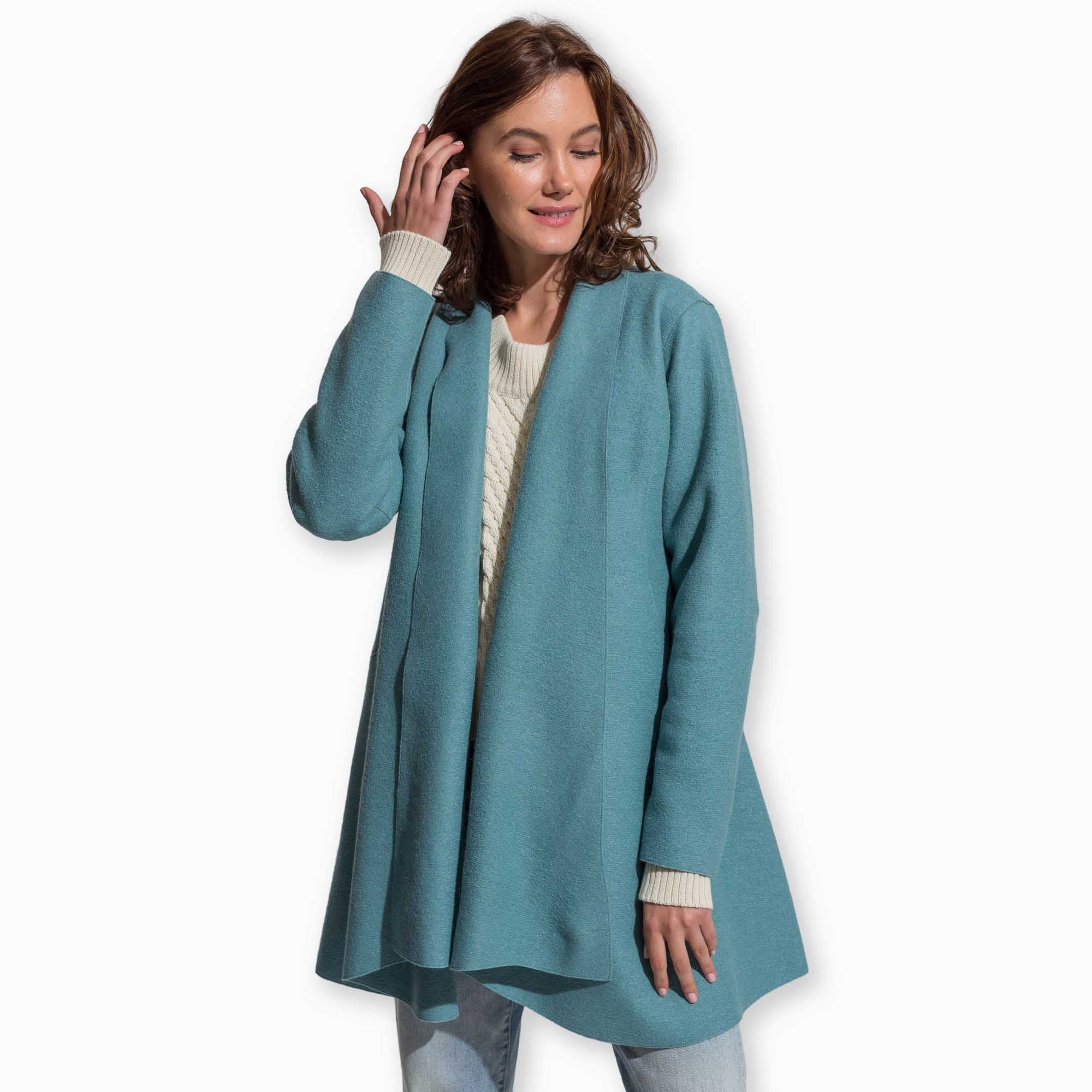 Women | Swing Coat | Teal