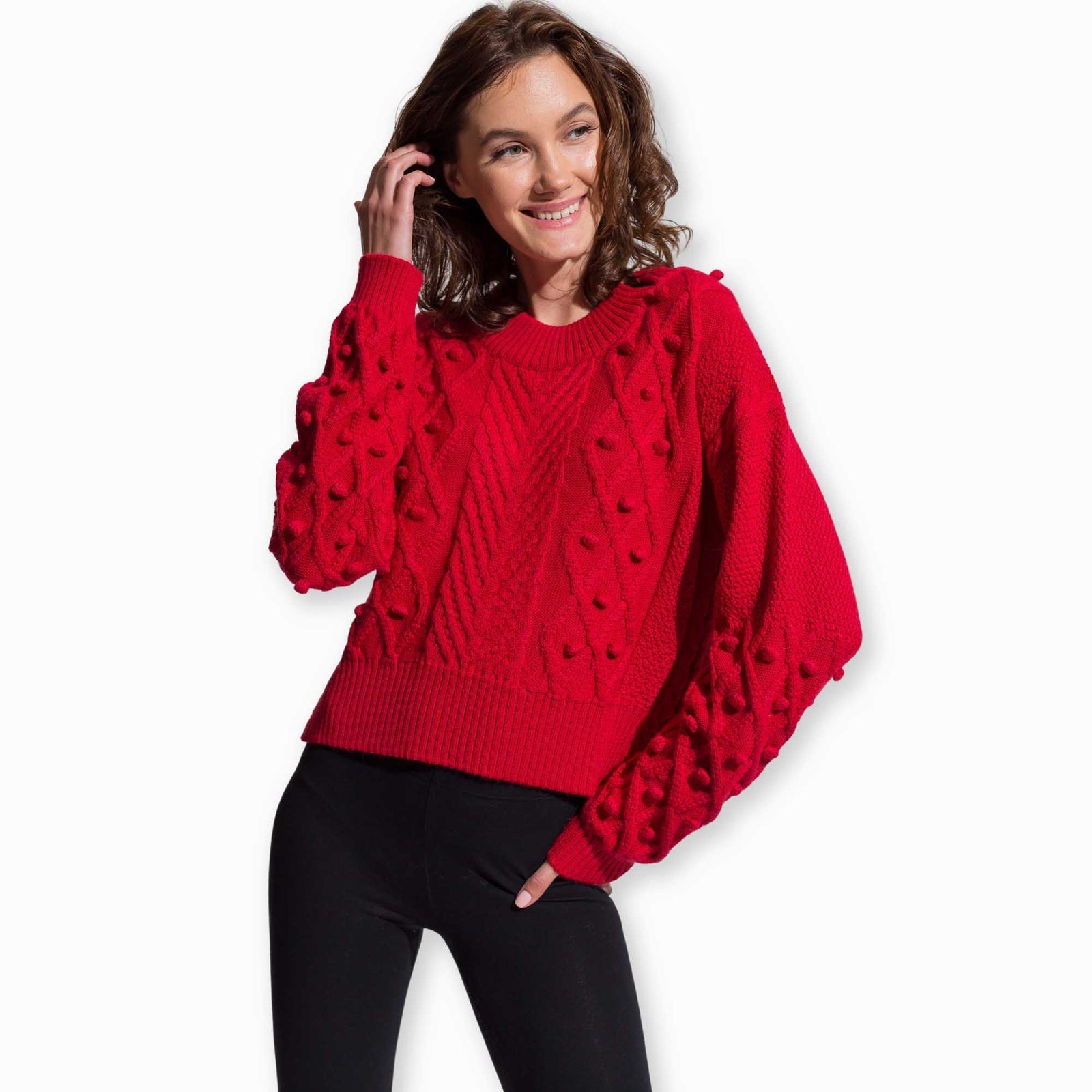 Heidi Sweater | Red