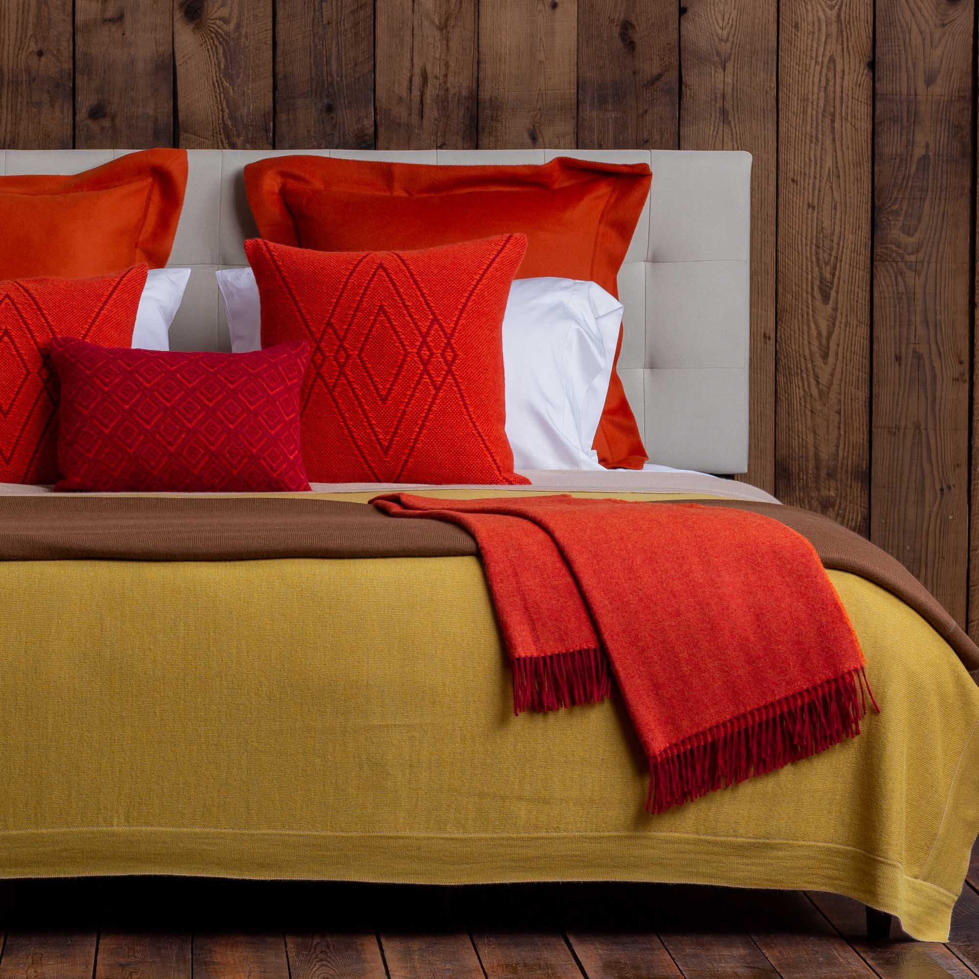 Hudson Throw | French Yellow/Beige