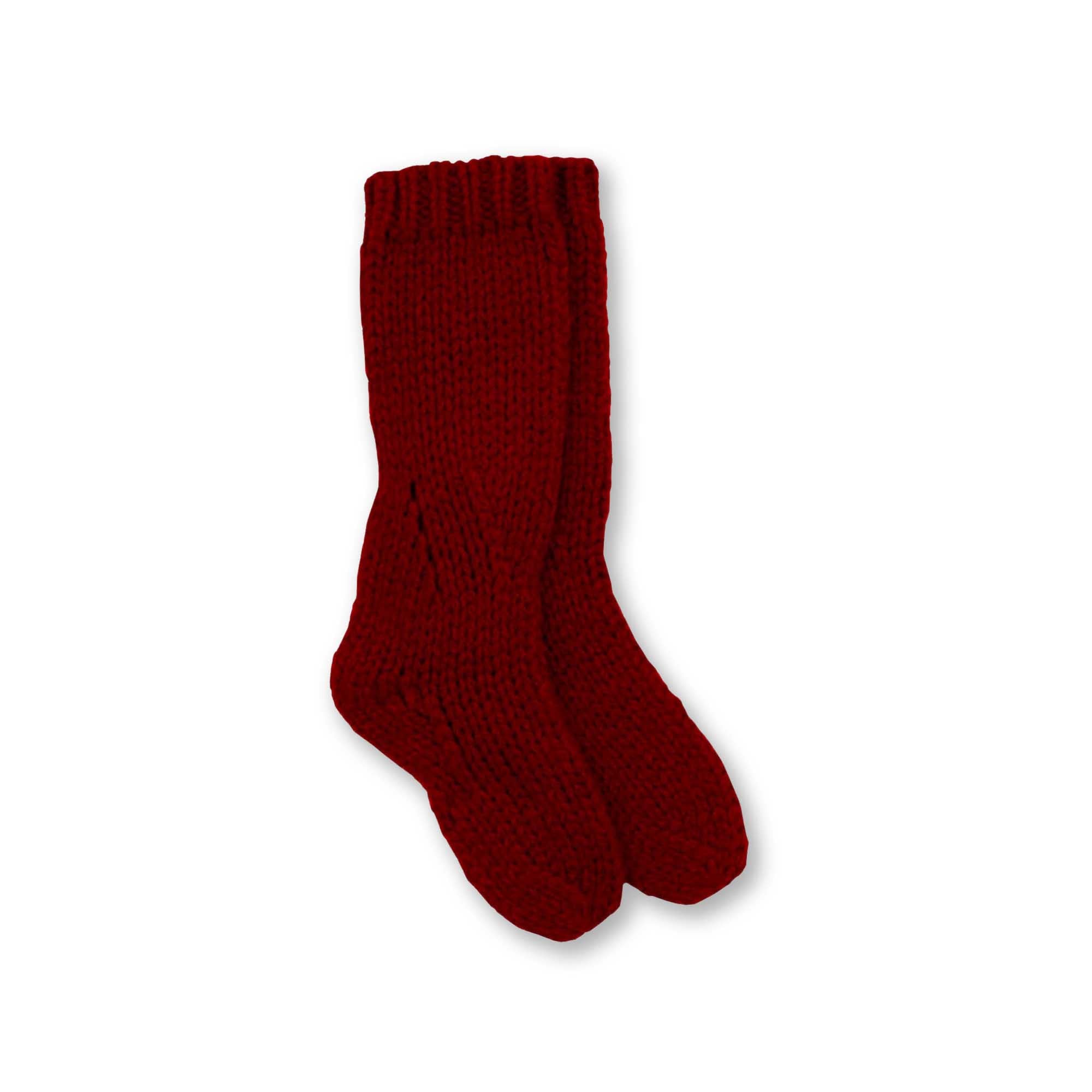 Unisex | Lounge Sock | Scarlet