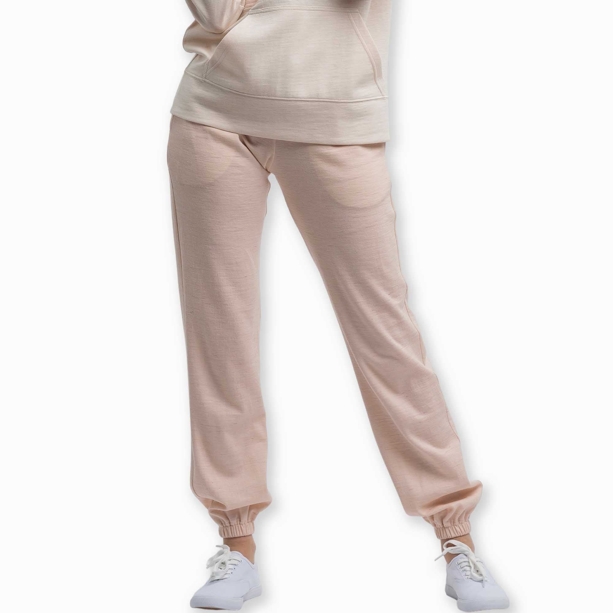Women | Malibu Lounge Jogger | Pink Powder / Ivory