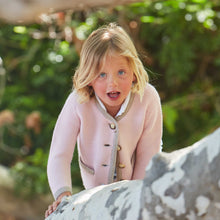 Salzburg Cardigan | Light Pink/Taupe