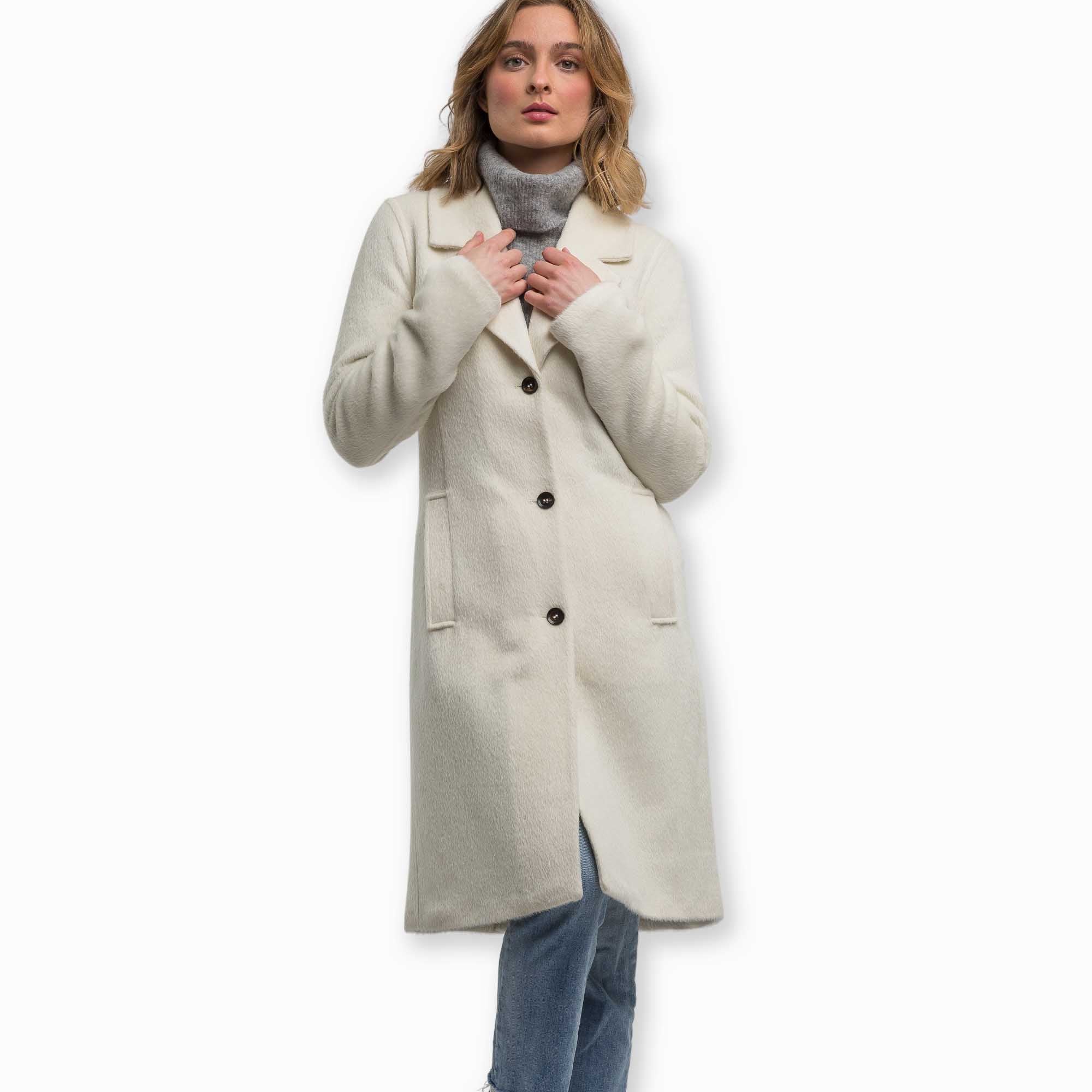 Samira Coat | White