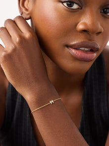 Ana Luisa Jewelry Bracelets Charm Bracelets Initial Bracelet Letter Bracelet Sterling Silver