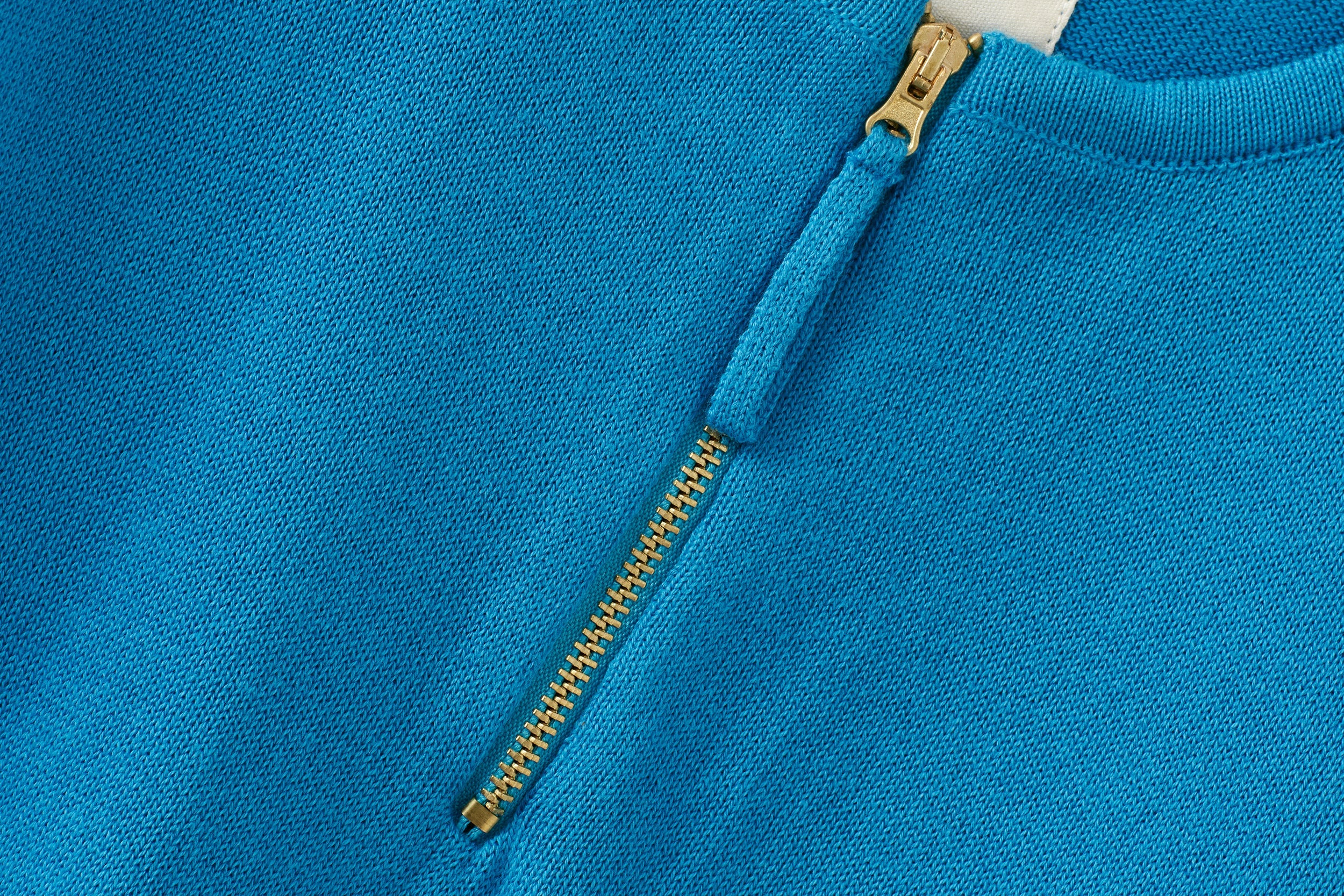 Organic Cotton Knit Relaxed Shirt | Archipelago Blue