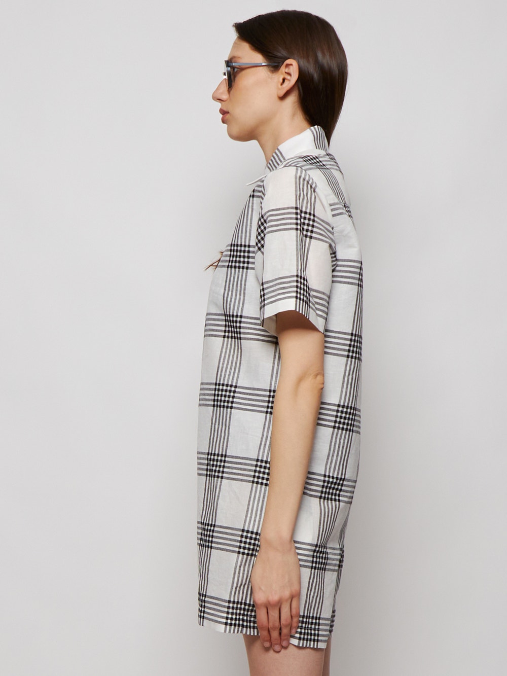 Women | Lisa Marie Fernandez | Tennis Playsuit And White Check | Black